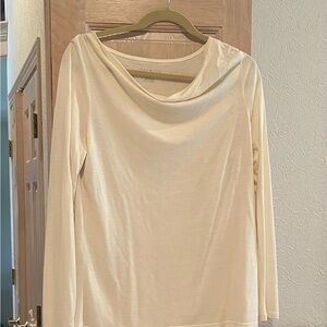 Zara Cream Long Sleeve Top